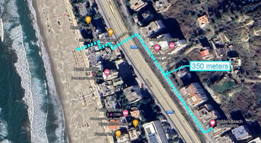 Golden Beach Apartments Durrës Eksteriør bilde